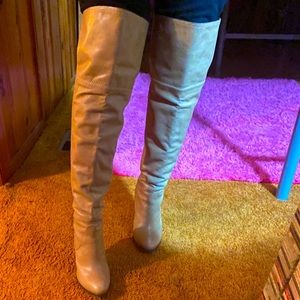 BCBG over the knee leather boots